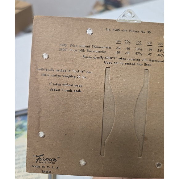 Vintage Advertising Promotional Made in USA Landscape Photo Picture Frame Decor - Picture 6 of 7